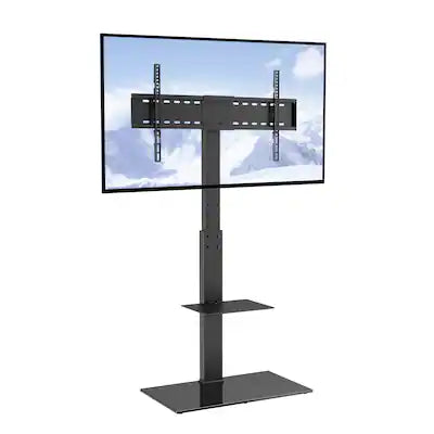 VEVOR - TV Stand Mount, Swivel Tall TV Stand for 32 to 85 inch TVs, Height Adjustable Portable Floor TV Stand