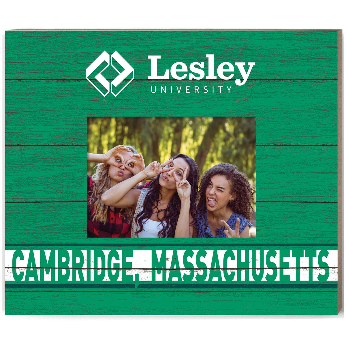 Jardine - Lesley Lynx 11'' x 13'' Team Spirit Scholastic Picture Frame - Green