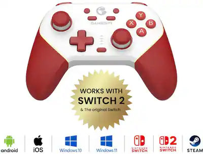 GameSir - Super Nova Wireless Gaming Controller Nintendo Switch & Switch 2/PC/iOS/Android, Hall Effect Stick/Trigger Charging Dock