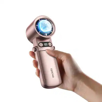 Epicka - Portable Handheld Fan with Ice Cooler - 25H Runtime, 6800mAh Personal Turbo Fan with Power Bank
