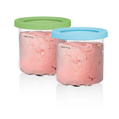 Ninja - CREAMi Pints and Lids - 2 Pack, Compatible with NC300s Series Ninja Creami Ice Cream Makers