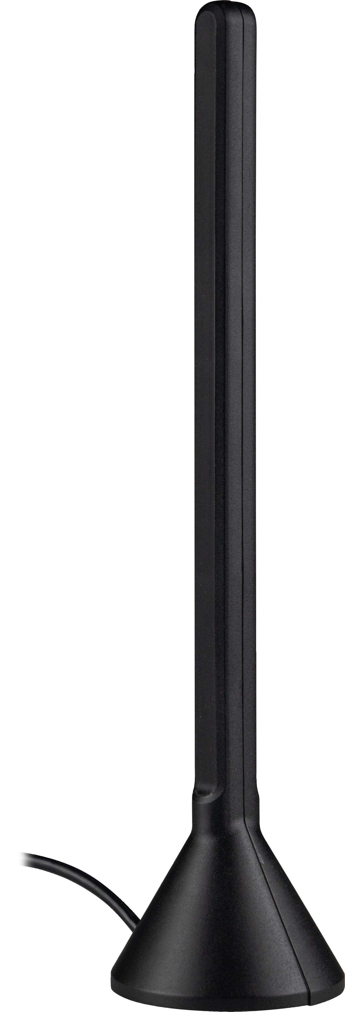 Philips - Smart TV Indoor Antenna with Strong Magnetic Base, 360° Long Range Reception for Local Channels, 4K/8K Ultra HD-ready - Black