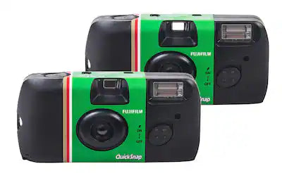 Fujifilm - Quicksnap Flash 400 Single-Use Camera with Flash - 2 pack