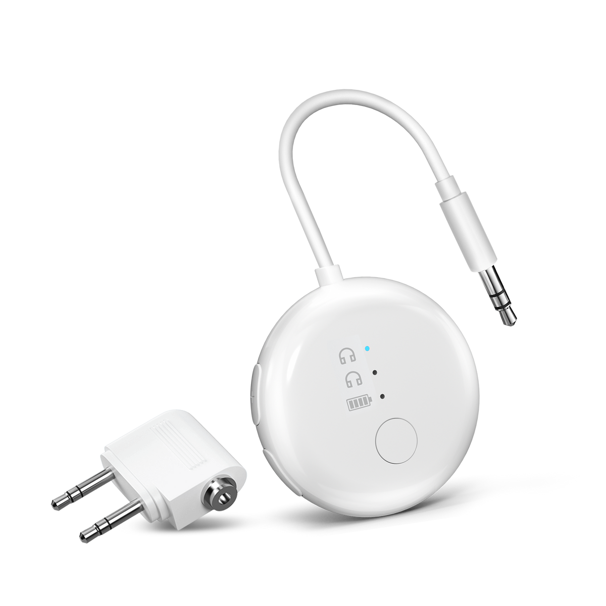 Avantree - SoundJet R1 – 25Hr Airplane Bluetooth Adapter for All AirPods (Pro/Max)