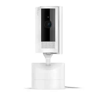 Ring - Pan-Tilt Indoor Security Cam with 360° Horizontal Pan Coverage, Live View & Two-Way Talk, and HD Video