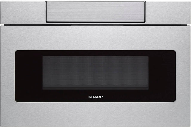 Front. Sharp - 1.2 Cu. Ft. Built-in Microwave Drawer with Sensor Cooking - Stainless Steel.