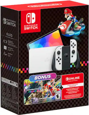Nintendo - Switch – OLED Model: Mario Kart 8 Deluxe Bundle
