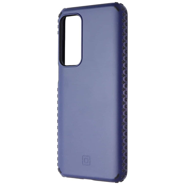 Front. Incipio - Incipio Grip Series Rugged Case for Motorola Edge (2021) - Midnight Navy - Blue.