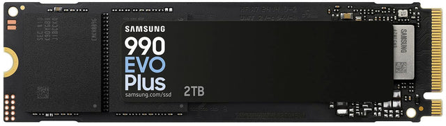 The text on the image reads:

"SAMSUNG 990 EVO Plus 2TB HF 87 29 34] D2 UIT 21-c 341-0 CrUNE AZMECHB 25 SAMSUNG OCS 200 SSo 8 SAVSUNG KIVL OHEL"

Corrected text:

"SAMSUNG 990 EVO Plus 2TB HF 87 29 34] D2 UIT 21-c 341-0 CrUNE AZMECHB 25 SAMSUNG OCS 200 SSo 8 SAVSUNG KIVL OHEL"

The text is a description of a Samsung product, which is a 2TB hard drive.