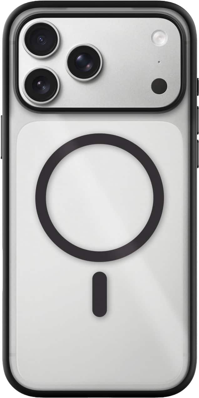 Front. The Ridge Wallet - Ridge Phone Case - Phantom - Apple iPhone 18 Pro Max and 17 Pro Max Devices - Clear.