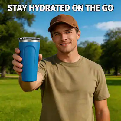 Hover Heart - Stainless Steel Vacuum Insulated Tumbler with Leak-Proof Lid, Double-Walled Travel Cup, BPA-Free, Fits Car Cup Holder
