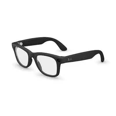 Ray-Ban Meta - Wayfarer (Gen 2) glasses with Meta AI, Audio, Photo, Video Compatibility - Clear lenses