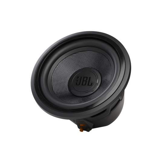 Front. JBL - JBL STADIUM102SSI 10” Subwoofer w/SSI™ (Selectable Smart Impedance) switch from 2 to 4 ohm - Black.