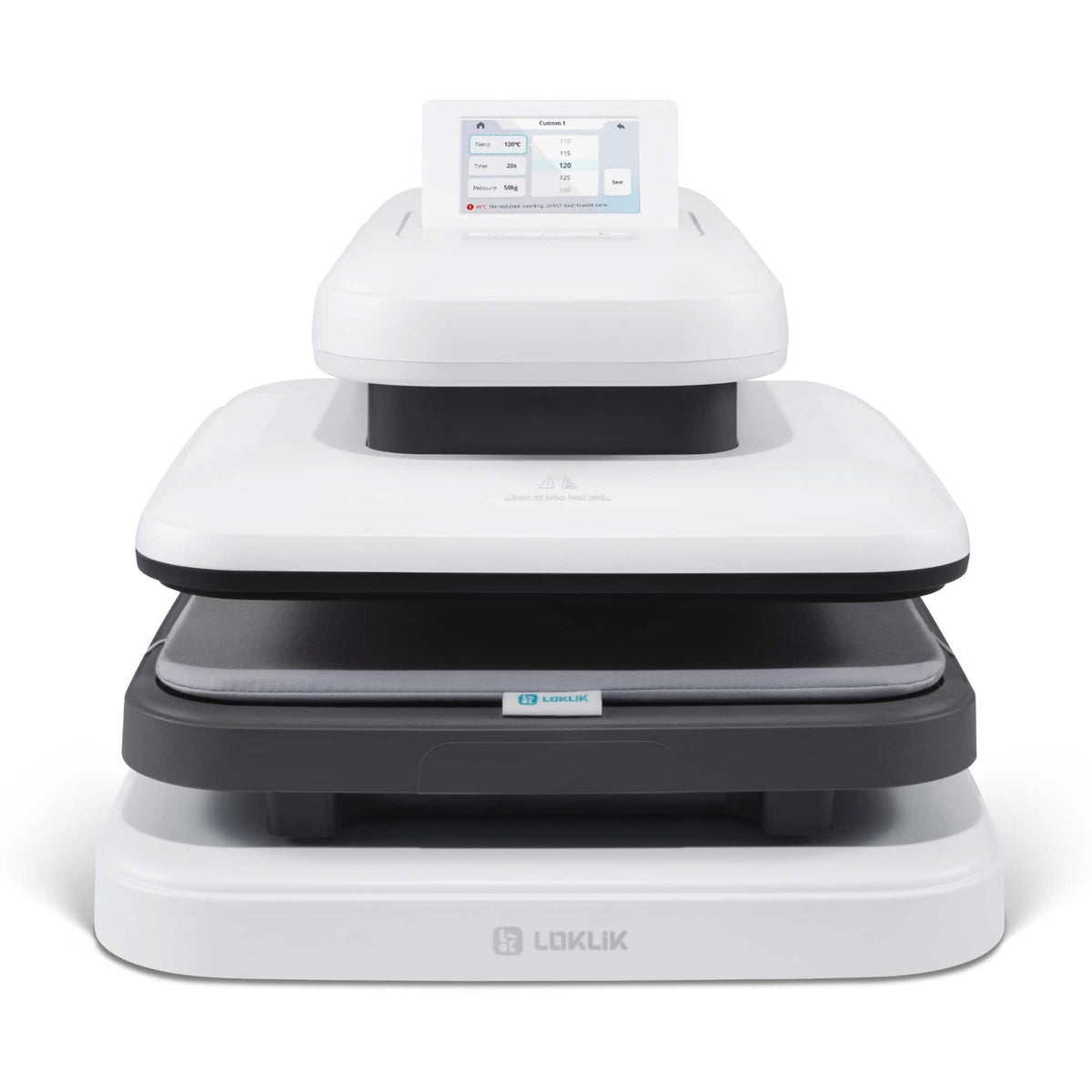 LOKLiK - ImPress Auto Heat Press 2 Automatic Transfer Press for customizing t-shirts, sweatshirts, blankets, towels, bags