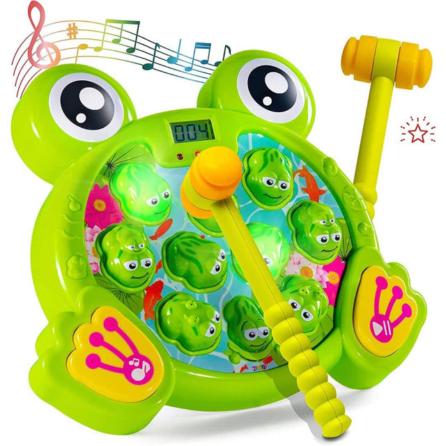 Front. Play22 - Whack A Frog Game Interactive Whack A Frog Game for Toddler, Learning, Active, Early Developmental Toy.