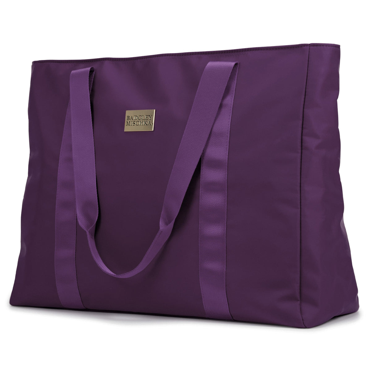 Badgley Mischka - Nylon Weekender Duffel Bag - Purple