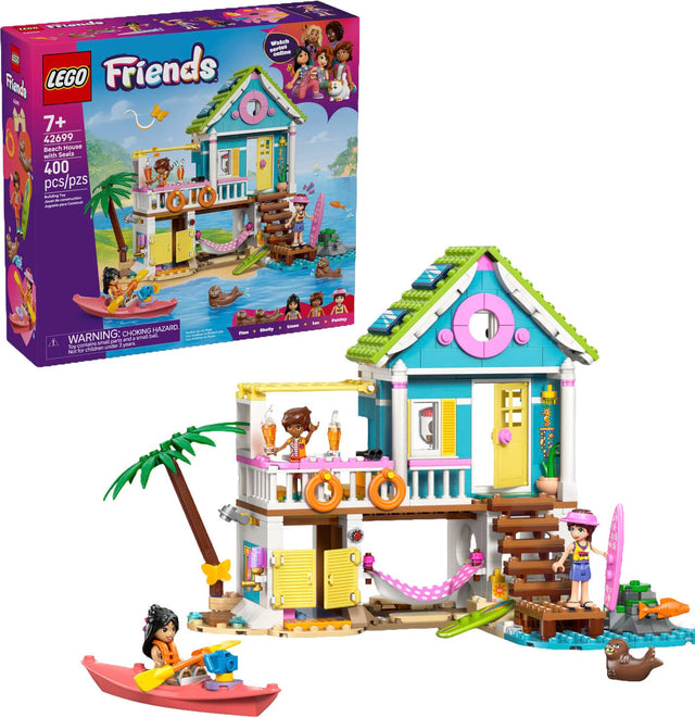 LEGO Friends - 7+ 42699 Beach House with Seals 400 pcs/pzs

WARNING: CHOKING HAZARD - Not for children under 3 years.