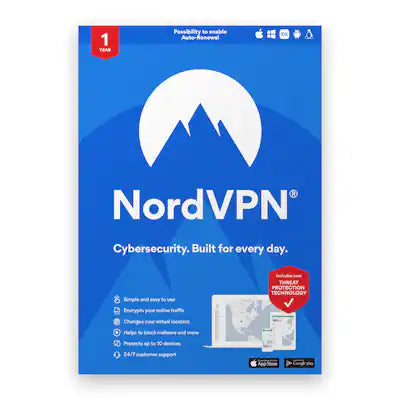 NordVPN - VPN Software (1-Year Subscription)
