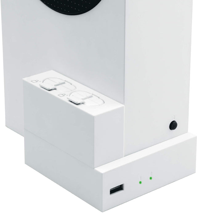 Front. NEXT - Side Dock Charging Station for Xbox Series S - White.