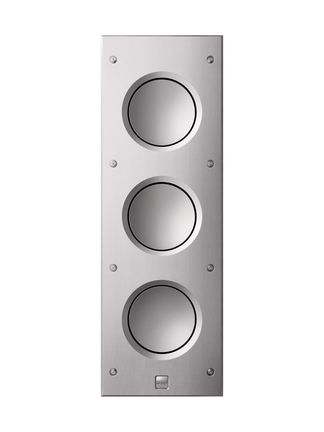 Front. KEF - CI3160RLB-THX In-Wall Subwoofer - White.