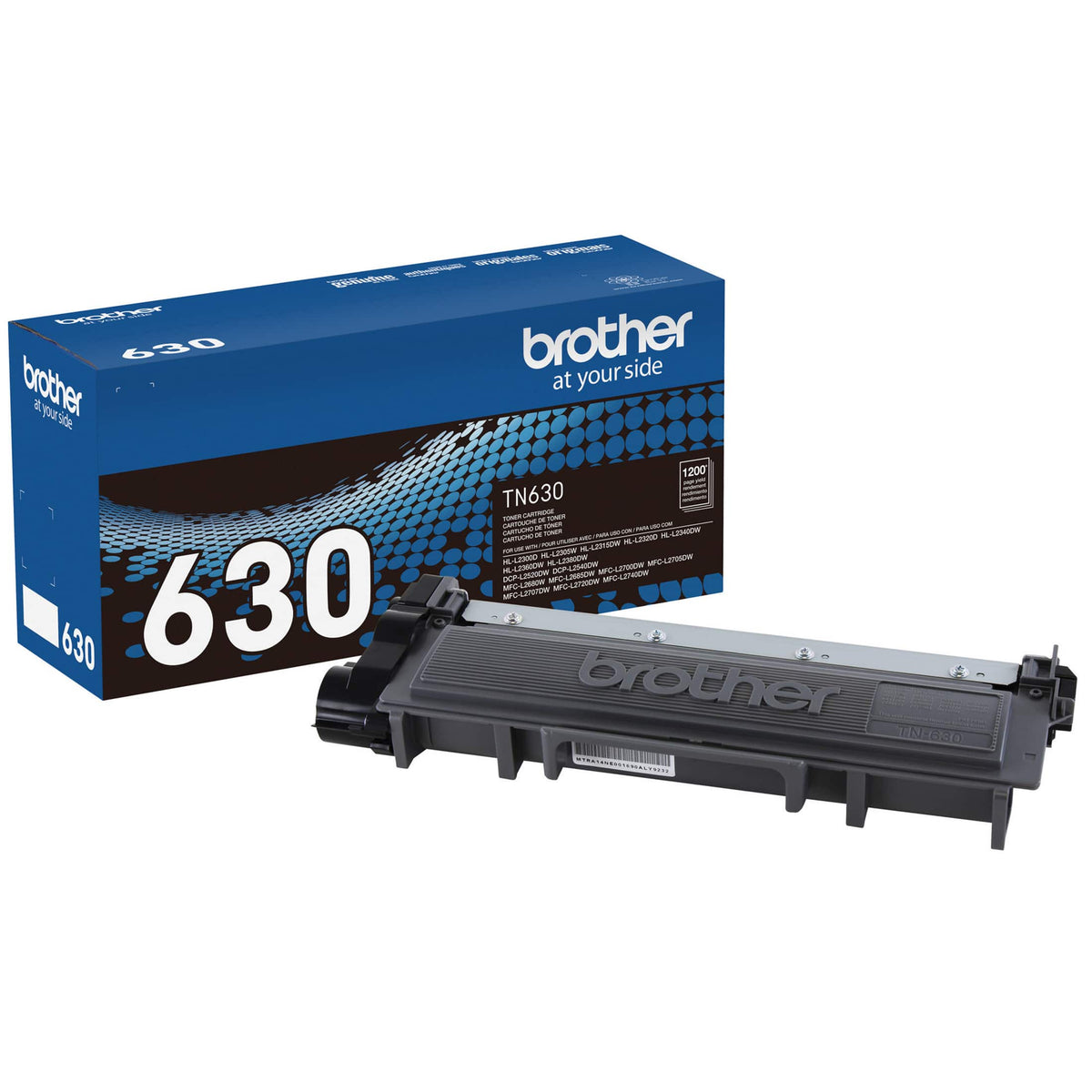 Brother - TN630 Standard-Yield Toner Cartridge - Black