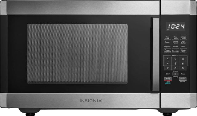 10:24

Time Cook  
Time Defrost  
Weight Defrost  
Power Reheat  
Sensor Melt/Soft  
Popcorn Potato  
Frozen Vegetable  
Pizza Beverage  
Dinner Plate  

EXPRESS  
1 2 3  
4 5 6  
7 8 9  
0  

Clock  
Timer  
Memory  
Stop  
Cancel  
Power Saving  
Start  
+30 Sec.  

INSIGNIA