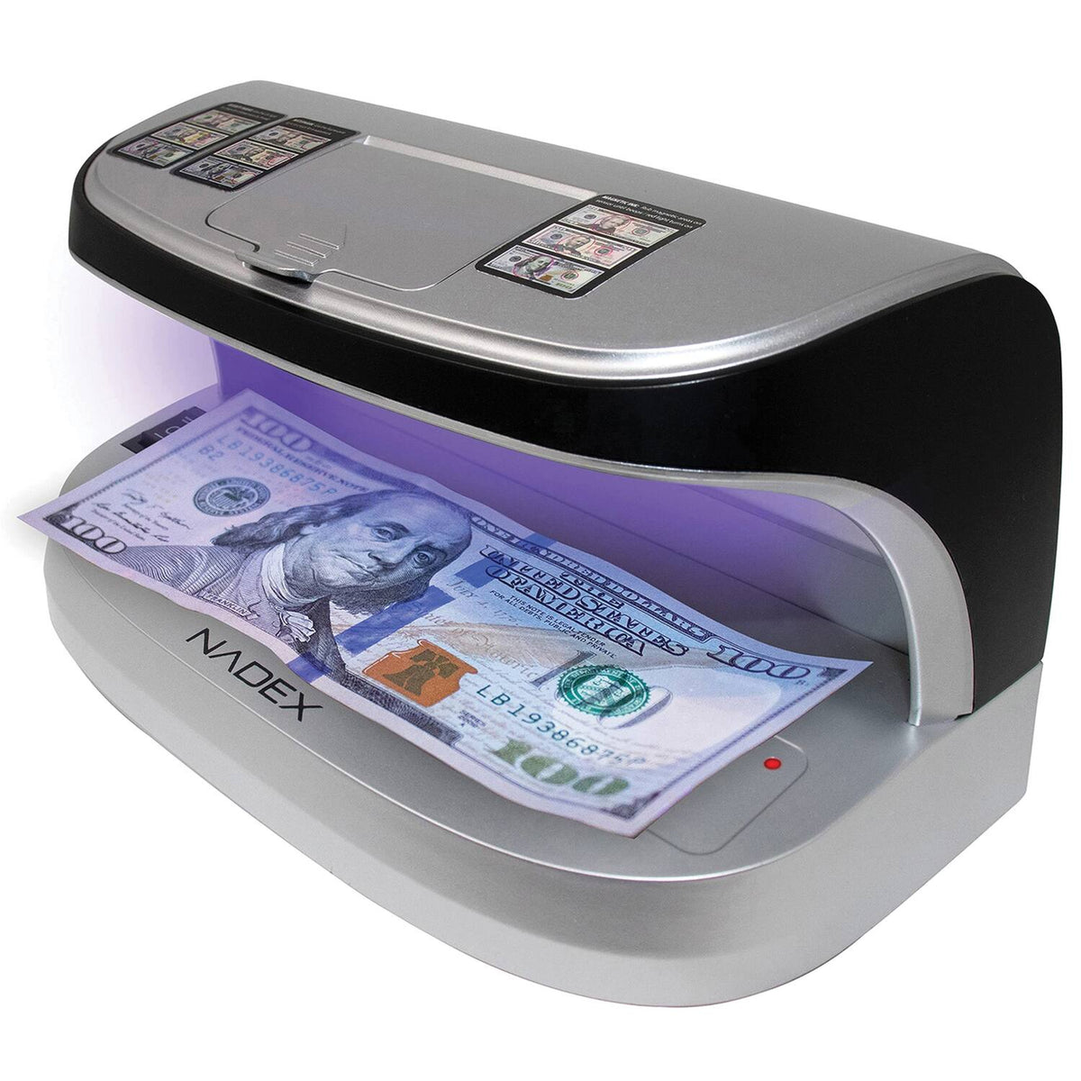 Nadex Coins - V27 Desktop UV Counterfeit Detector with Micro Print Magnifier
