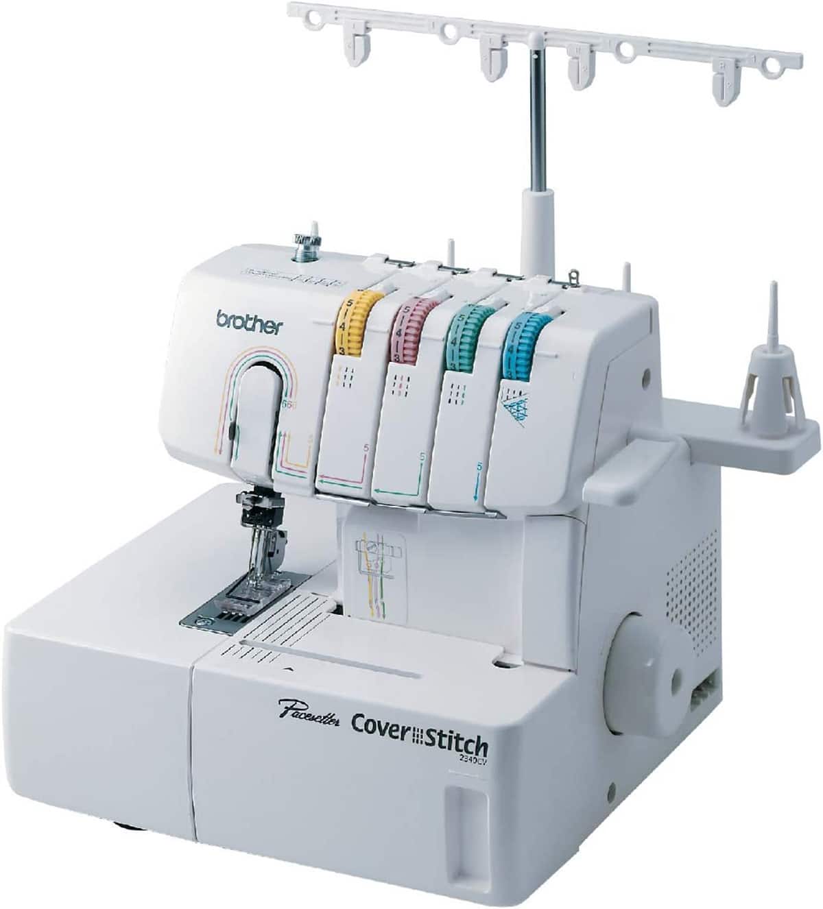 Brother - 2340CV Cover Stitch with Color-Coded Threading Guide