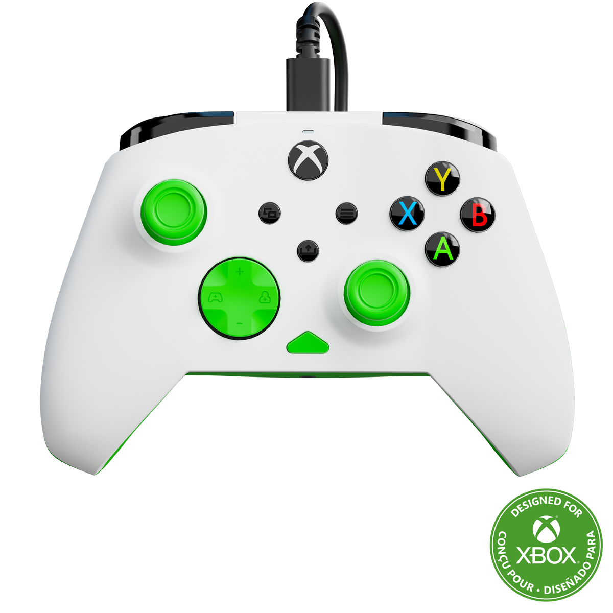 Turtle Beach - Rematch Core Wired Gaming Controller for XBOX Series X|S, XBOX One & Windows 10/11 PC - White/Green