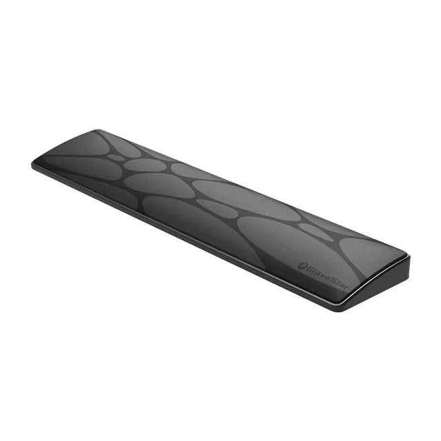 Front. GravaStar - GravaStar Keyboard Wrist Rest Pad - Black - Black.
