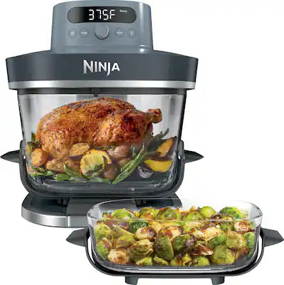 Ninja - Crispi Pro 6-in-1 Countertop Glass Air Fryer