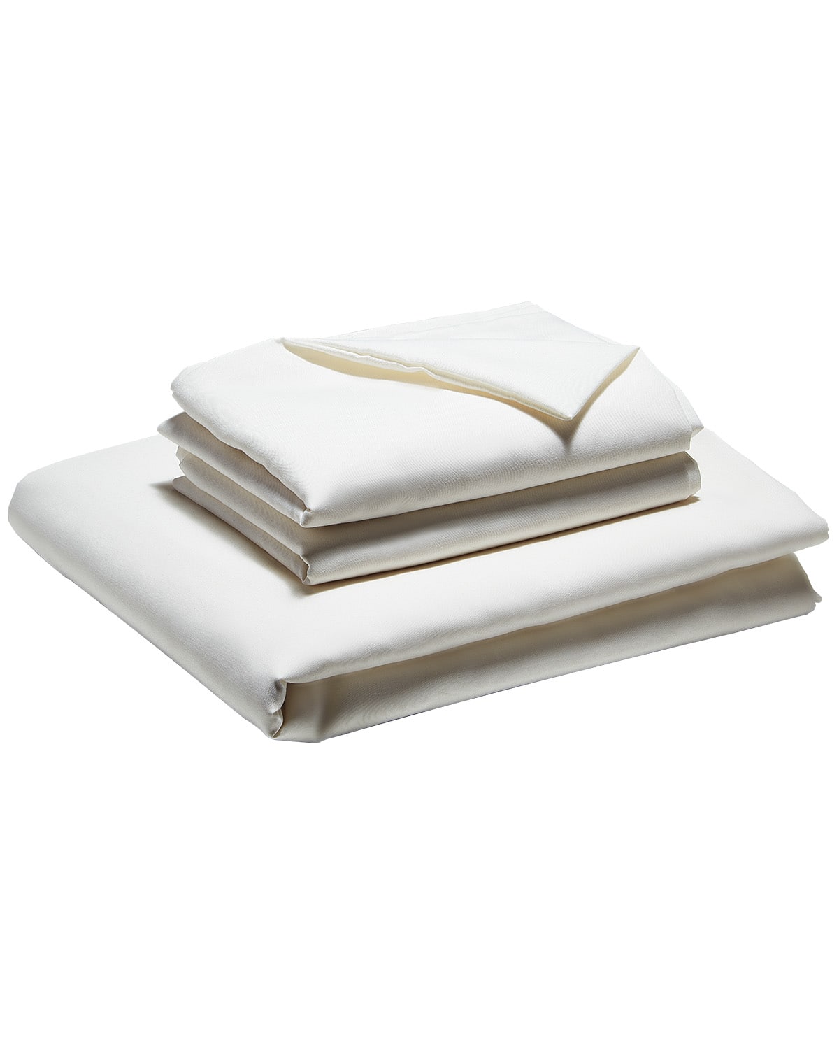 VEVOR - 4-Piece Bed Sheet Set - King Size, 100% Brushed Microfiber Bedding Set with 2 Pillowcases, 1 Flat Sheet & 1 Fitted Sheet - White