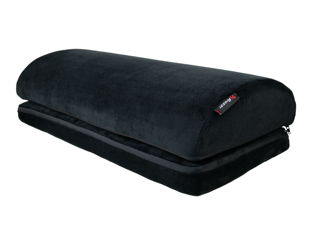 Arozzi - Velvet Memory Foam Footrest - Black