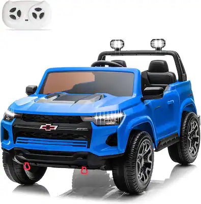 Winado - Licensed Chevrolet Colorado 24V Kids Ride on Car, Battery Powered Electric Ride on Car Toys w/Remote Control, LED Light