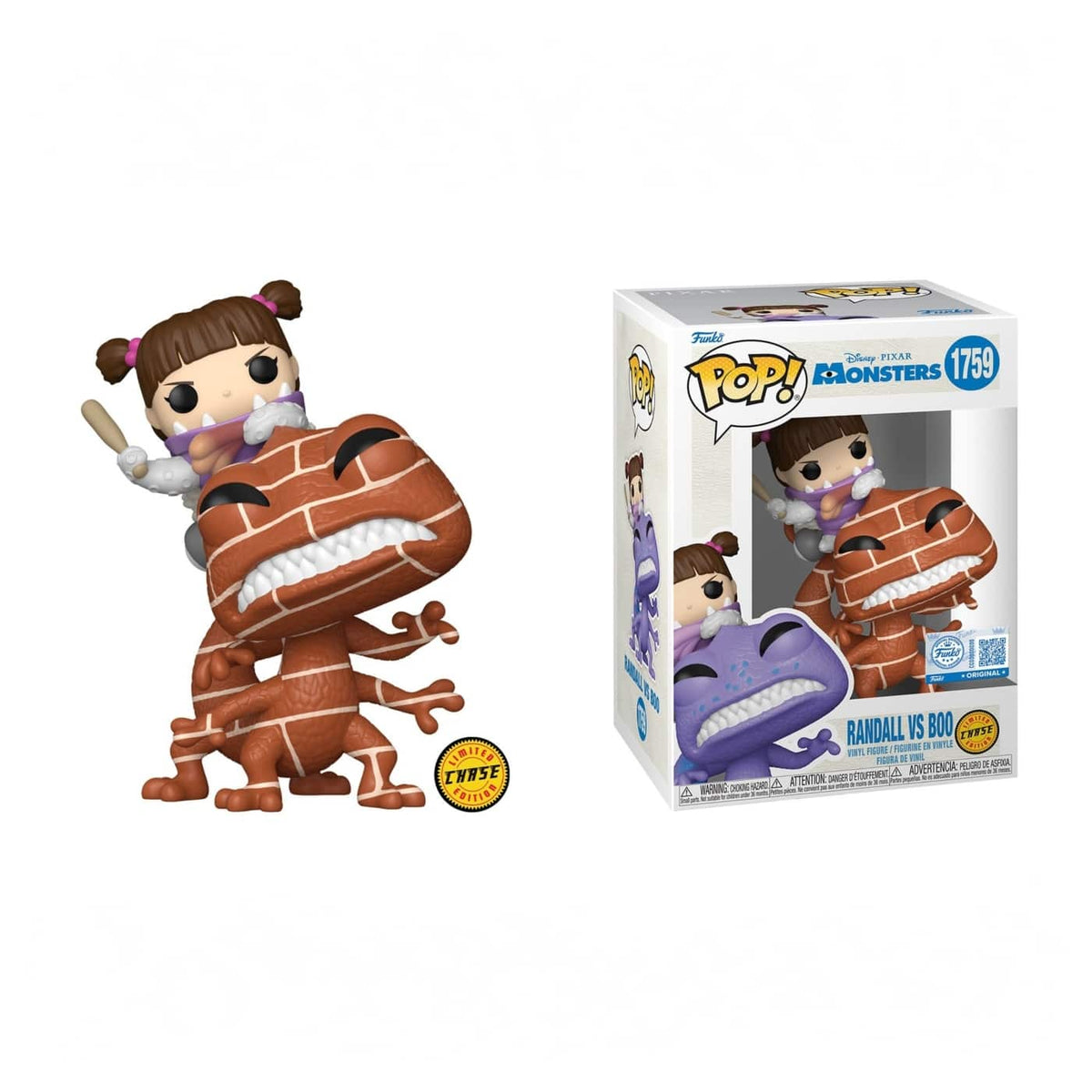Funko - Monsters: Randall vs. Boo #1759 Chase