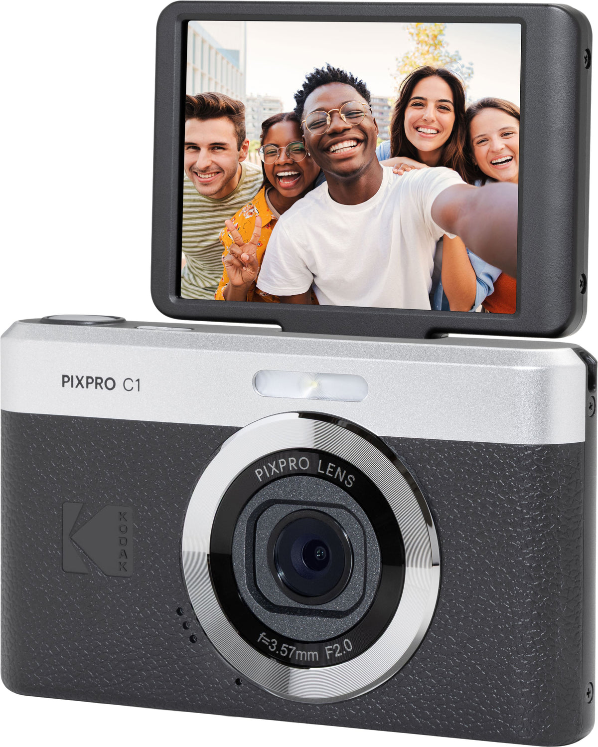 Kodak - PIXPRO C1 Digital Camera - Black