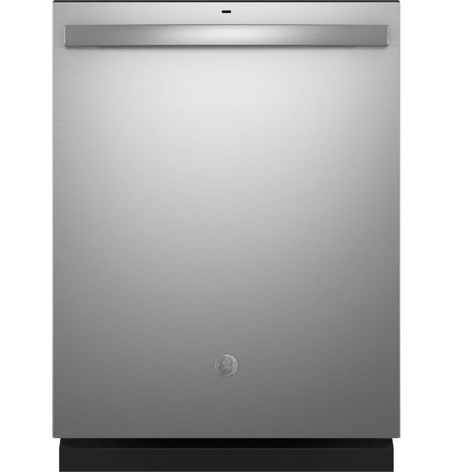 Front. GE - ENERGY STAR 24" Top Control Built-In Stainless Steel Tub Dishwasher with Sanitize Cycle and Dry Boost, 48 dBA - Stainless Steel.