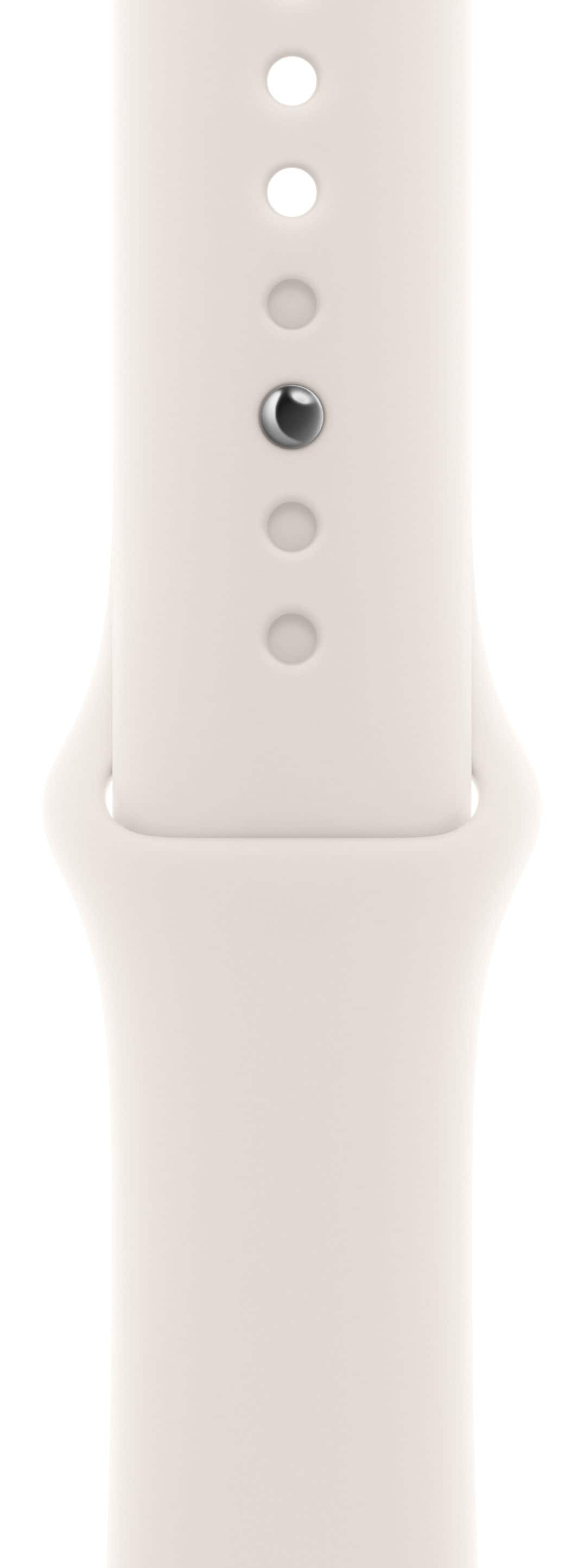 Apple - 42mm Sport Band - S/M - Starlight