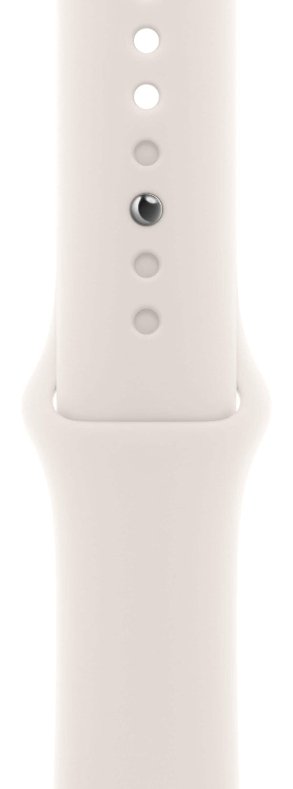Apple - 42mm Sport Band - S/M - Starlight