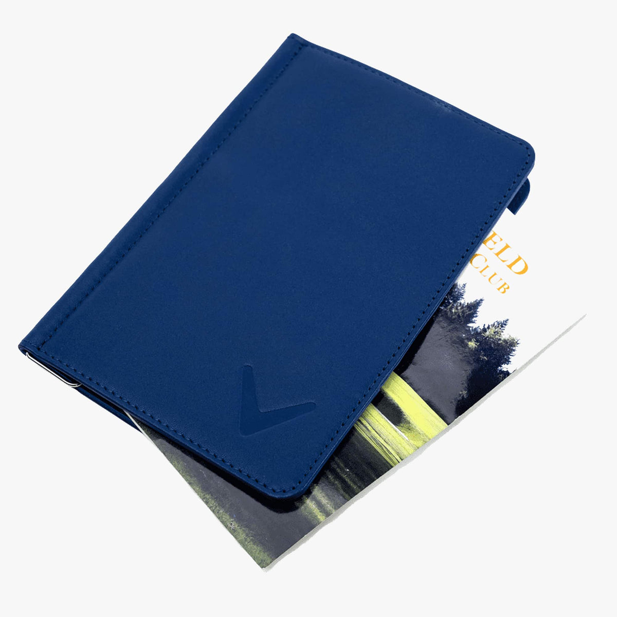 Callaway - Golf Bifold Leather Scorecard Holder - Navy
