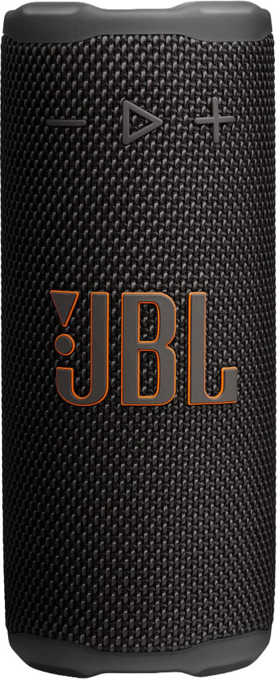 Front. JBL - Grip Portable Wireless Speaker with Built-In Light - 2025 - Black.