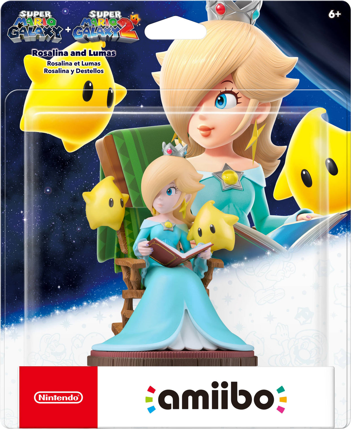 Nintendo - amiibo - Rosalina and Lumas - Super Mario Galaxy + Super Mario Galaxy 2 Series - Multi