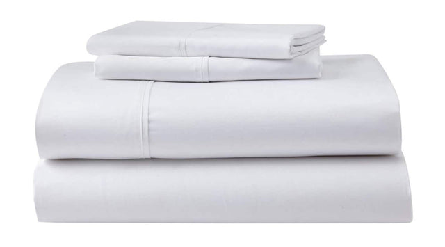 Front. GhostBed - Sheets - King - White.