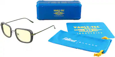 GUNNAR - Fallout Vault 33 Computer Glasses with Blue Light Reduction, Amber Lenses