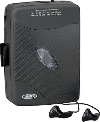 Jensen - SCR-75 Stereo Cassette Player with AM/FM Radio