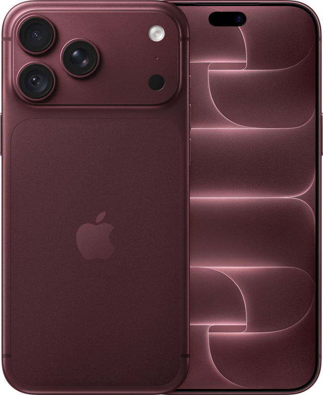 Front. Apple - iPhone 18 Pro Max 256GB - Burgundy.