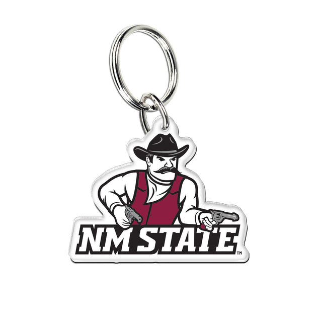 Front. WinCraft - New Mexico State Aggies Premium Acrylic Team Key Ring - Multicolor.