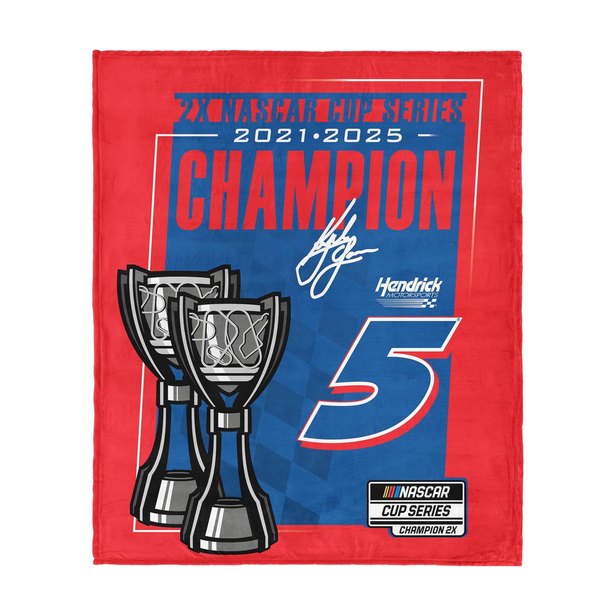 Northwest - Kyle Larson Two-Time NASCAR Cup Series Champion 50" x 60" Silk Touch Throw Blanket - Multicolor