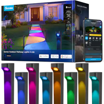 Govee - Outdoor Pathway Lights 2 Lite，8pack