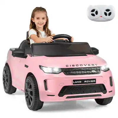 Costway - Licensed Land Rover Kids Ride on Car with Remote Control, LED Lights, Music, Horn